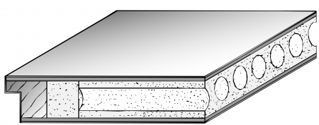 Zimmertür CPL Eiche natur LA004